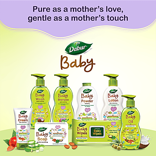 Dabur Baby Cream - For Soft Skin With No Harmful Chemicals, 200 g  