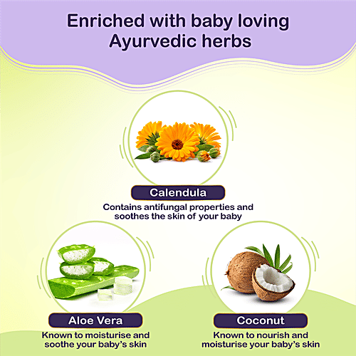 Dabur Baby Wash - With No Harmful Chemicals & Tear Free Formula, 500 ml  