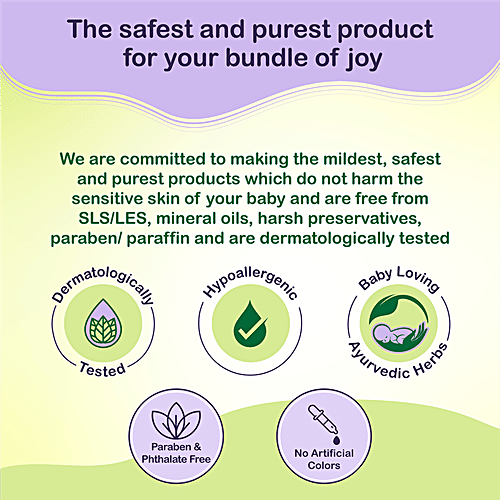 Dabur Baby Wash - With No Harmful Chemicals & Tear Free Formula, 500 ml  