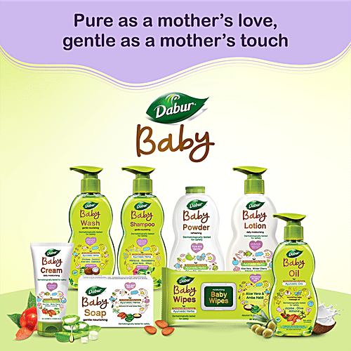 Dabur Baby Wash - With No Harmful Chemicals & Tear Free Formula, 500 ml  