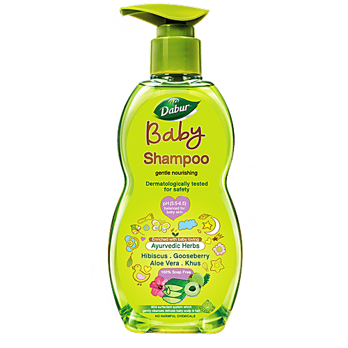 Dabur Baby Shampoo - With No Harmful Chemicals & Tear Free Formula, 500 ml  100% Soap Free & No Harmful Chemicals