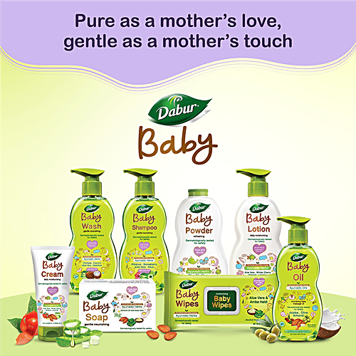 Dabur Baby Lotion -  For Baby's Sensitive Skin With No Harmful Chemicals, 500 ml  