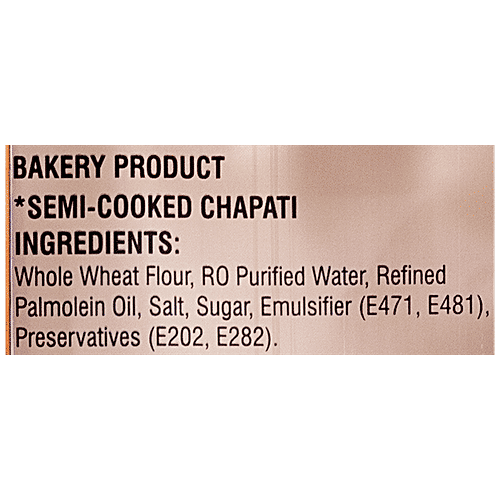 Ammamma's Whole Wheat Chapati, 10 pcs  