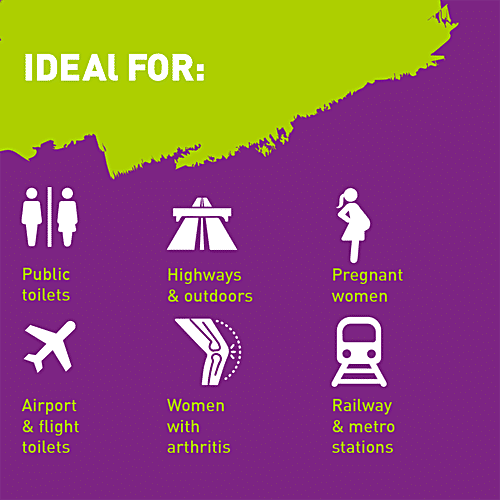 Peebuddy Reusable Portable Stand and Pee Urination Device for Women -| Portable, Leak-proof and Zero Spillage | Ideal for Public Toilets, Travel, Camping, Hiking and Outdoor Activities, 1 pc  Easy to Use & Leak-Proof