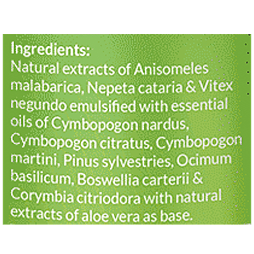 Bodyguard Herbal Mosquito Repellent Spray With Goodness Of Essential Oils And Aloe Vera Extracts - 100 Ml,Pack of 2,Green, 100 ml (Set of 2) Natural Oils
 Aloe Vera