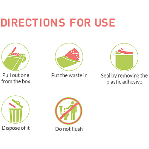 Bodyguard Baby Diaper Disposable Bags - 15 Bags - OXO Biodegradable, Leak-Proof Bags for Discreet Disposal of Diapers and Intimate Sanitary Products, 15 pcs