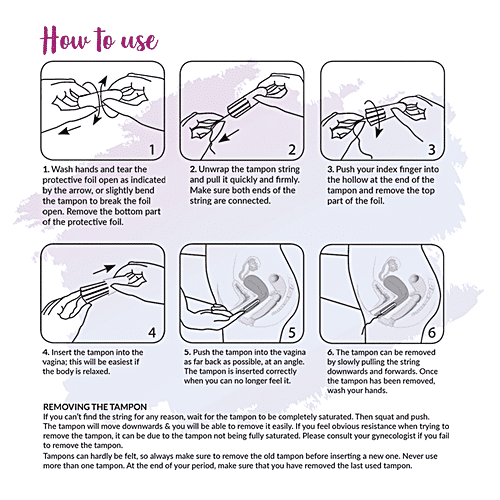 SIRONA FDA Approved Premium Digital Tampons - Medium Flow (40 Tampons), 20 pcs (Pack of 2) Prevent Staining & Odour