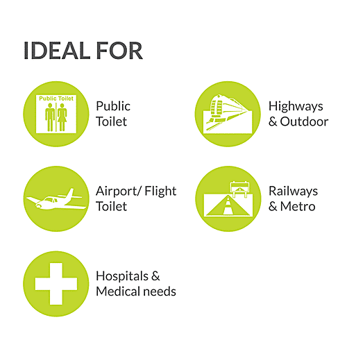 Peebuddy Waterproof Toilet Seat Cover - 5 Sheets (Pack of 2) | No Direct Contact with Unhygienic Seats | Easy To Dispose | Nature Friendly | Must Have For Women and Men, 5 pcs (Pack of 2) Disposable & Hygienic