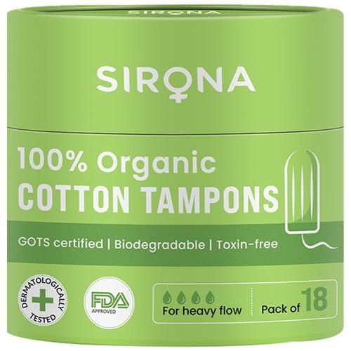 Buy SIRONA FDA Approved 100% Organic Cotton and Biodegradable
