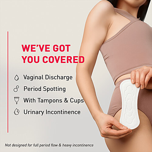 SIRONA Ultra-Thin Cottony Crisp Panty Liners | Ultra Soft and Breathable Liners for Everyday Use, 60 pcs  Chlorine & Fragrance Free, Non-Toxic