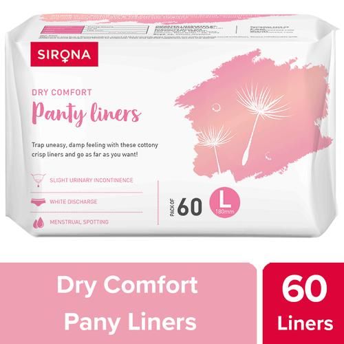 Buy SIRONA Ultra-Thin Cottony Crisp Panty Liners  Ultra Soft and  Breathable Liners for Everyday Use Online at Best Price of Rs 239.2 -  bigbasket