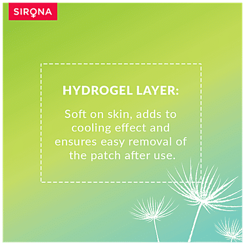 SIRONA Teens Period Pain Relief Patches With Hydrogel Properties, 5 pcs  