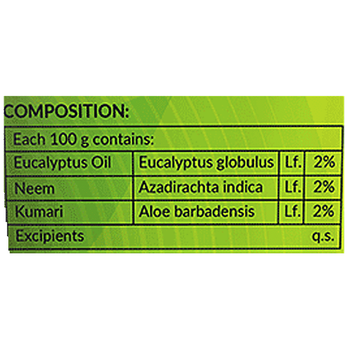 Bodyguard Natural Mosquito Repellent Cream with Aloe Vera and Neem Extracts - 50 g (Pack of 3), 50 g (Pack of 3) 