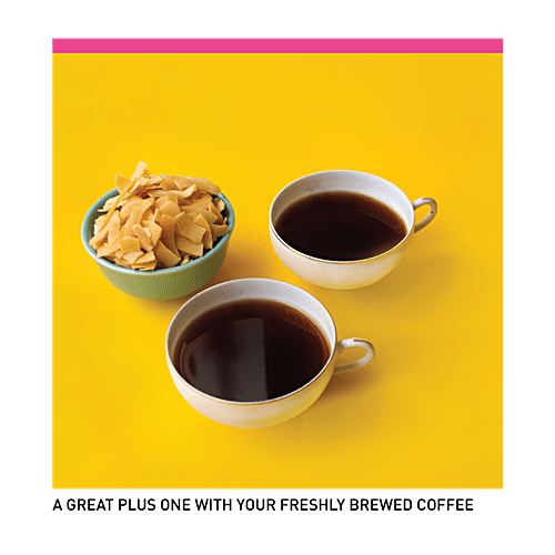 Bluff Roasted Coconut Chips - Curious Caramel, 30 g No Preservatives & No Additives