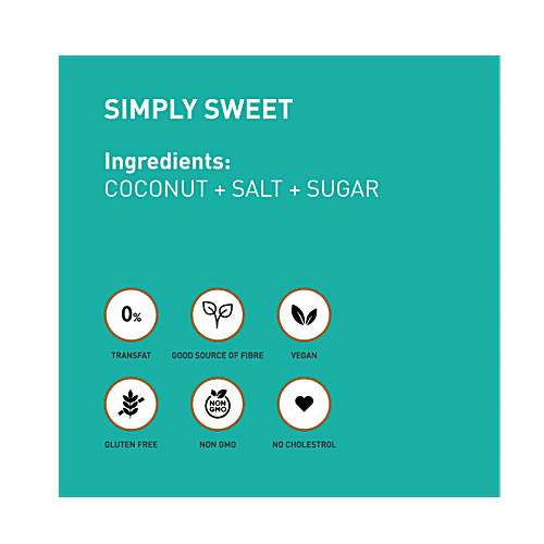 BLUFF Roasted Coconut Chips - Simply Sweet, 30 g  