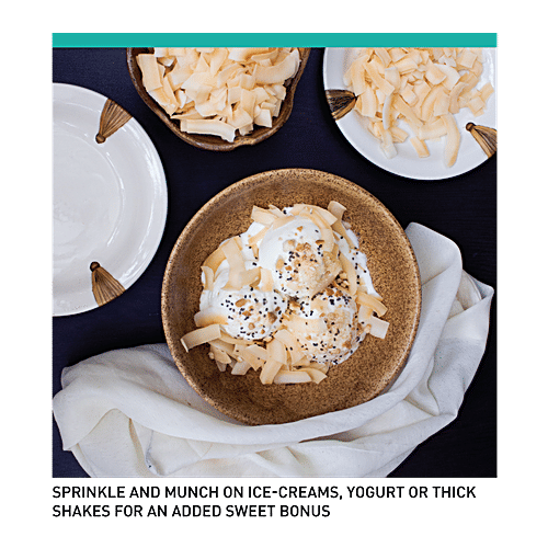 BLUFF Roasted Coconut Chips - Simply Sweet, 30 g  