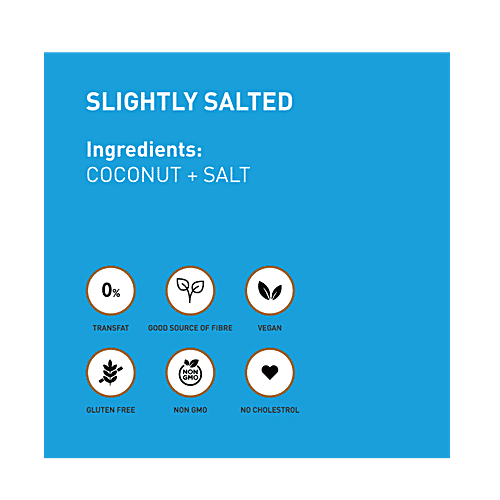 BLUFF Roasted Coconut Chips - Slightly Salted, 30 g  