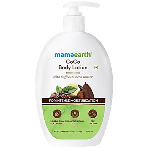Mamaearth Intense Moisturisation Coco Body Lotion - For Dry Skin, With Coffee & Cocoa Butter, 400 ml  