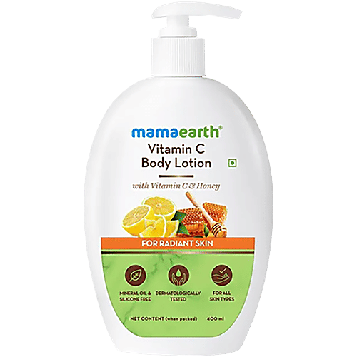 Buy Mamaearth Radiant Skin Body Lotion For All Skin Types, With