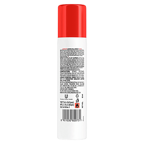 Lifebuoy Germ Protection Spray Total - Kills 99.9% Bacteria & Viruses, 85 ml  