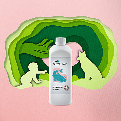 The Better Home Eco Friendly Dishwash Liquid, 500 ml  
