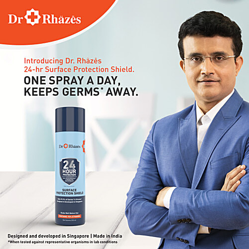 Dr Rhazes 24 Hour Surface Protection Shield, 250 ml (Pack of 3) 