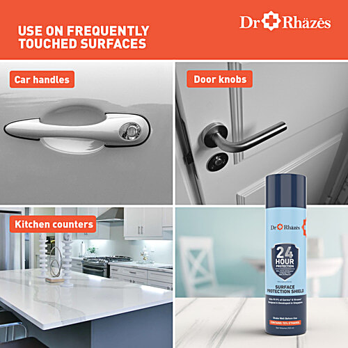 Dr Rhazes 24 Hour Surface Protection Shield, 250 ml (Pack of 3) 