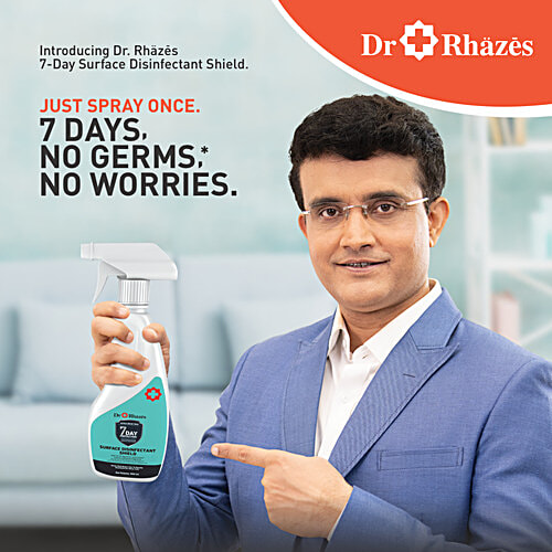 Dr Rhazes 7 Day Surface Disinfectant Shield, 250 ml (Pack of 2) 