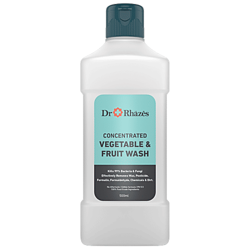 Dr Rhazes Concentrated Vegetable & Fruit Wash, 500 ml  