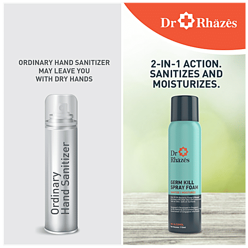 Dr Rhazes Germ Kill Spray Foam, 110 ml (Pack of 2) 