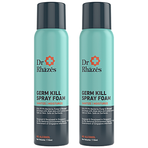 Dr Rhazes Germ Kill Spray Foam, 110 ml (Pack of 2) 