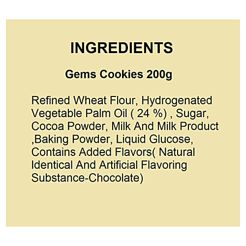 Kabhi B Gems Cookies, 200 g PACKET 