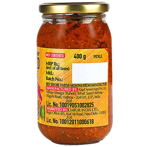 Dabur Hommade Mazedaar Mixed Pickle, 400 g