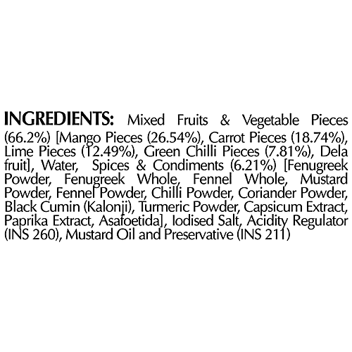 Dabur Hommade Mazedaar Mixed Pickle, 400 g