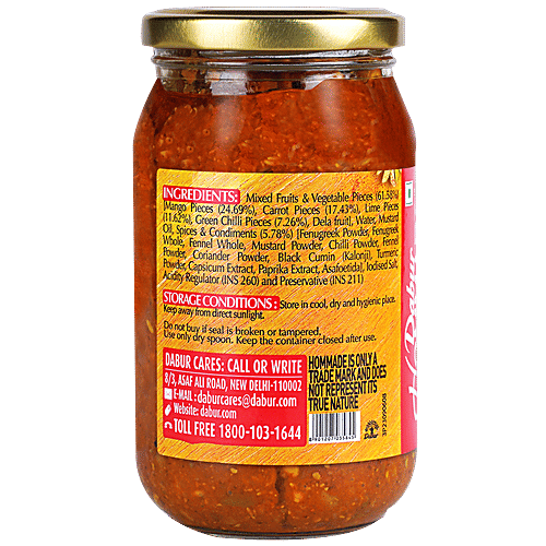 Dabur Hommade Mazedaar Mixed Pickle, 400 g
