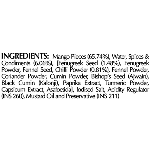 Dabur Hommade Mango Pickle, 400 g  