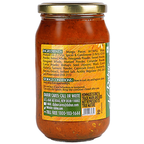 Dabur Hommade Mango Pickle, 400 g  