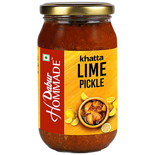 Dabur Hommade Lime Pickle, 400 g  