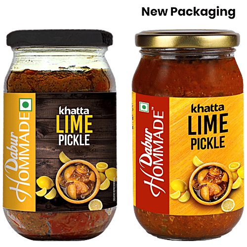 Dabur Hommade Lime Pickle, 400 g  