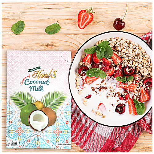 HandS Cream Of Coconut Milk - 6% Fat, Natural & Real Taste, 200 ml  No Preservatives