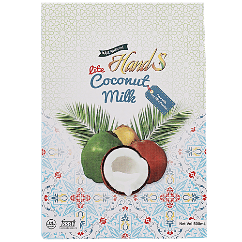 Buy HandS Lite Coconut Milk 12 Fat, Natural & Real Taste Online at