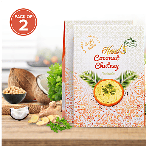 Buy HandS Coriander Coconut Chutney Natural & Real Taste Online at Best Price of Rs 70 bigbasket