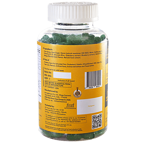 By Nature Immunity Booster Vitamin Gummies With Vitamin C & Zinc, 30 pcs  Gluten Free