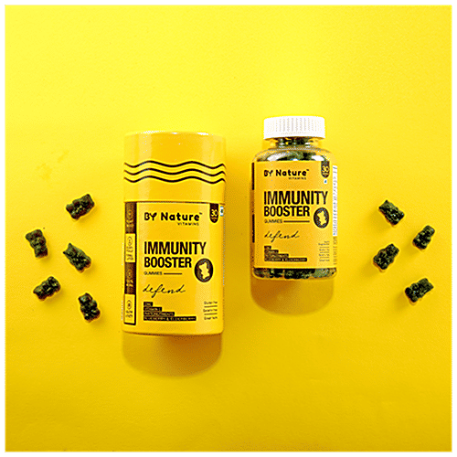 By Nature Immunity Booster Vitamin Gummies With Vitamin C & Zinc, 30 pcs  Gluten Free