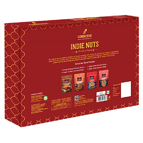 Cornitos Indie Nuts, 800 g (Pack of 4) 