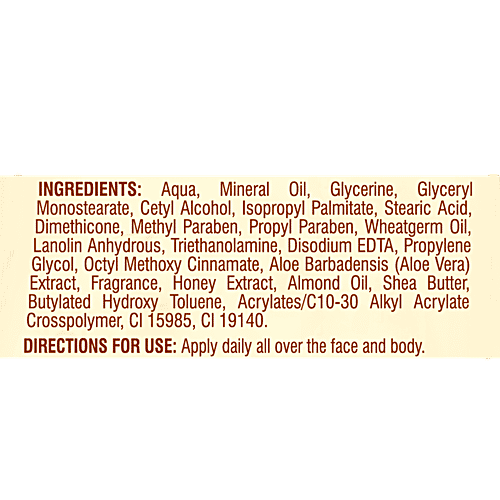 Joy Honey & Almonds Advanced Nourishing Body Lotion - With Wheatgerm Oil & Natural Screen, Deep Nourishment, 750 ml Deep Nourishment