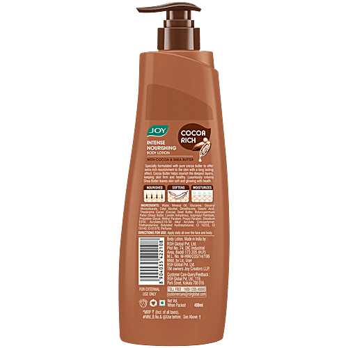 Joy Cocoa Rich Body Lotion, 400 ml  