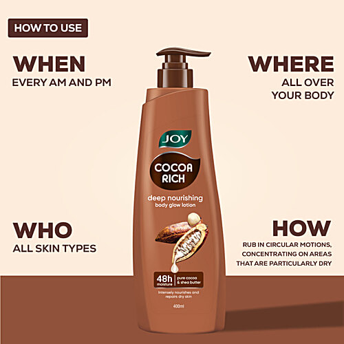 Joy Cocoa Rich Body Lotion, 400 ml  