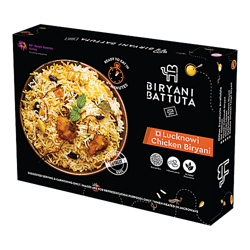 Biryani Battuta Lucknowi Chicken Biryani, 400 g  