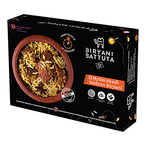 Biryani Battuta Hyderabadi Mutton Biryani, 400 g  
